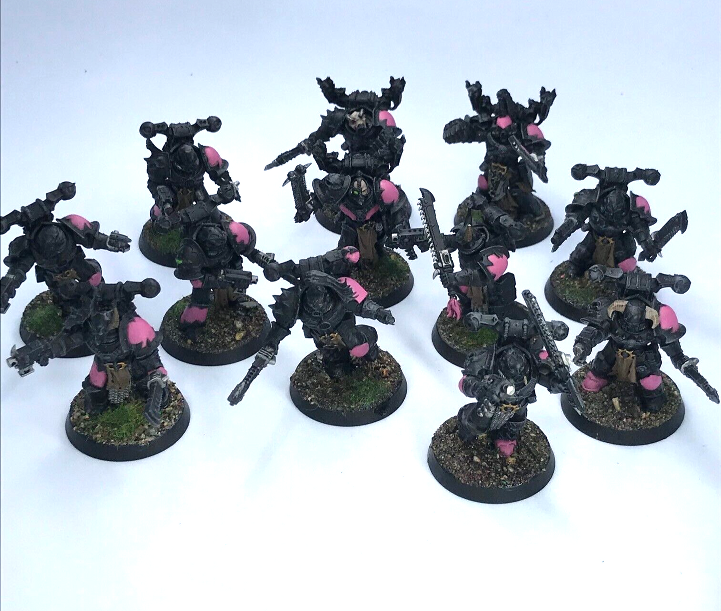 Emperors Children Chaos Space Marines Squad - Warhammer 40K Painted C3962