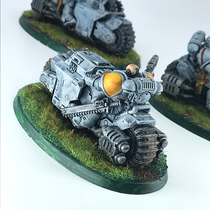 Space Wolves Outrider Squad - Painted - Warhammer 40K Games Workshop C3216