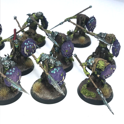 Gutrippaz with Stikkas  Orruk Warclans - Painted - Warhammer Age of Sigmar C2872