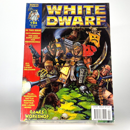 White Dwarf 194 Magazine Games Workshop Warhammer Fantasy 40,000 40K M1065