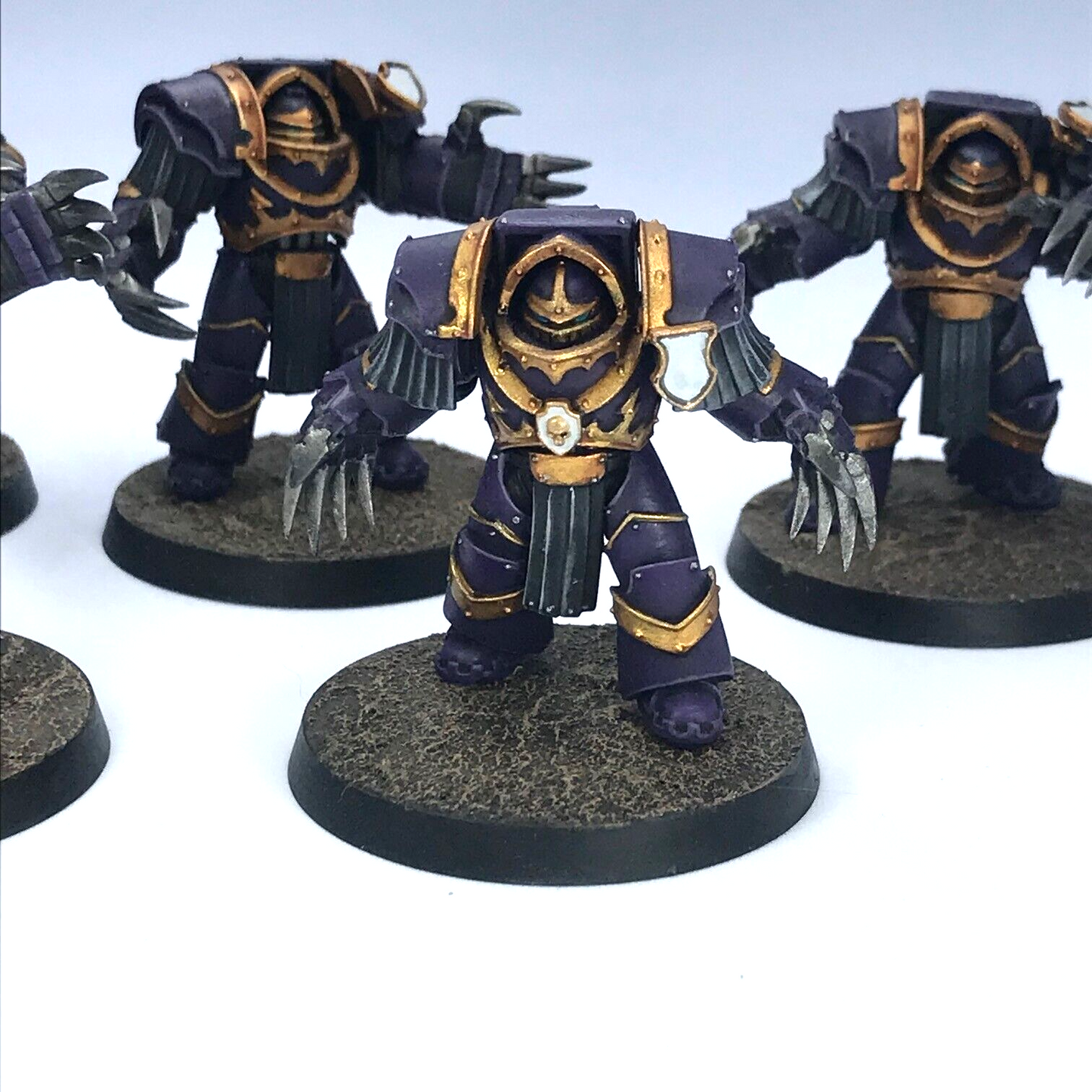 Legion Cataphractii Terminator Squad - Warhammmer Horus Heresy Painted C4193