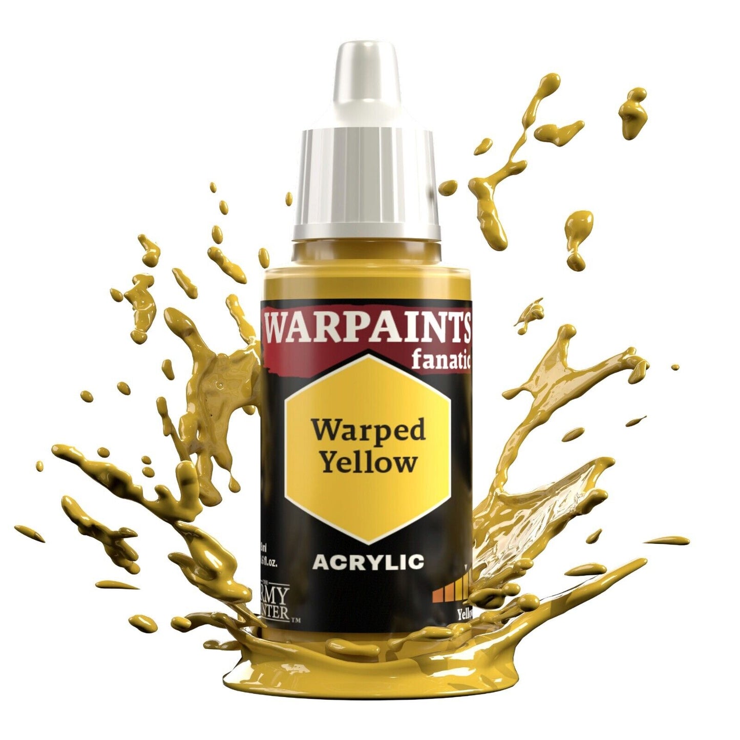 Warped Yellow Paint - Warpaints Fanatic 18ml - The Army Painter