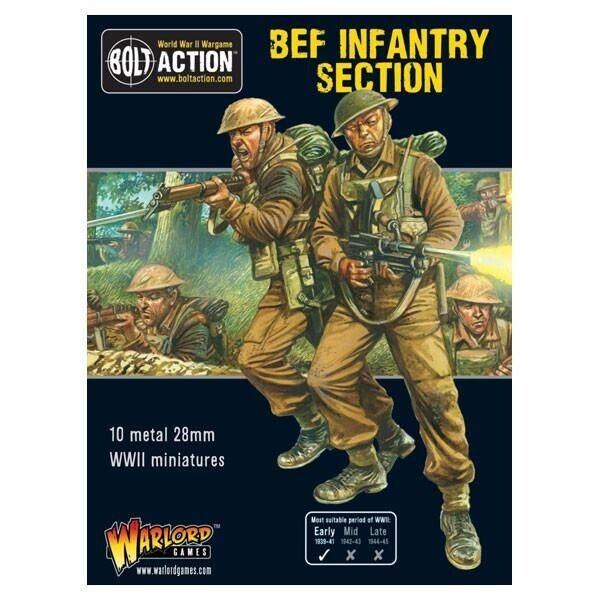 BEF Infantry Section - Warlord Games Bolt Action Miniatures