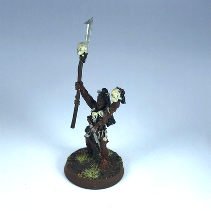 Uruk Hai Shaman LOTR Warhammer / Lord of the Rings Painted Metal X13000