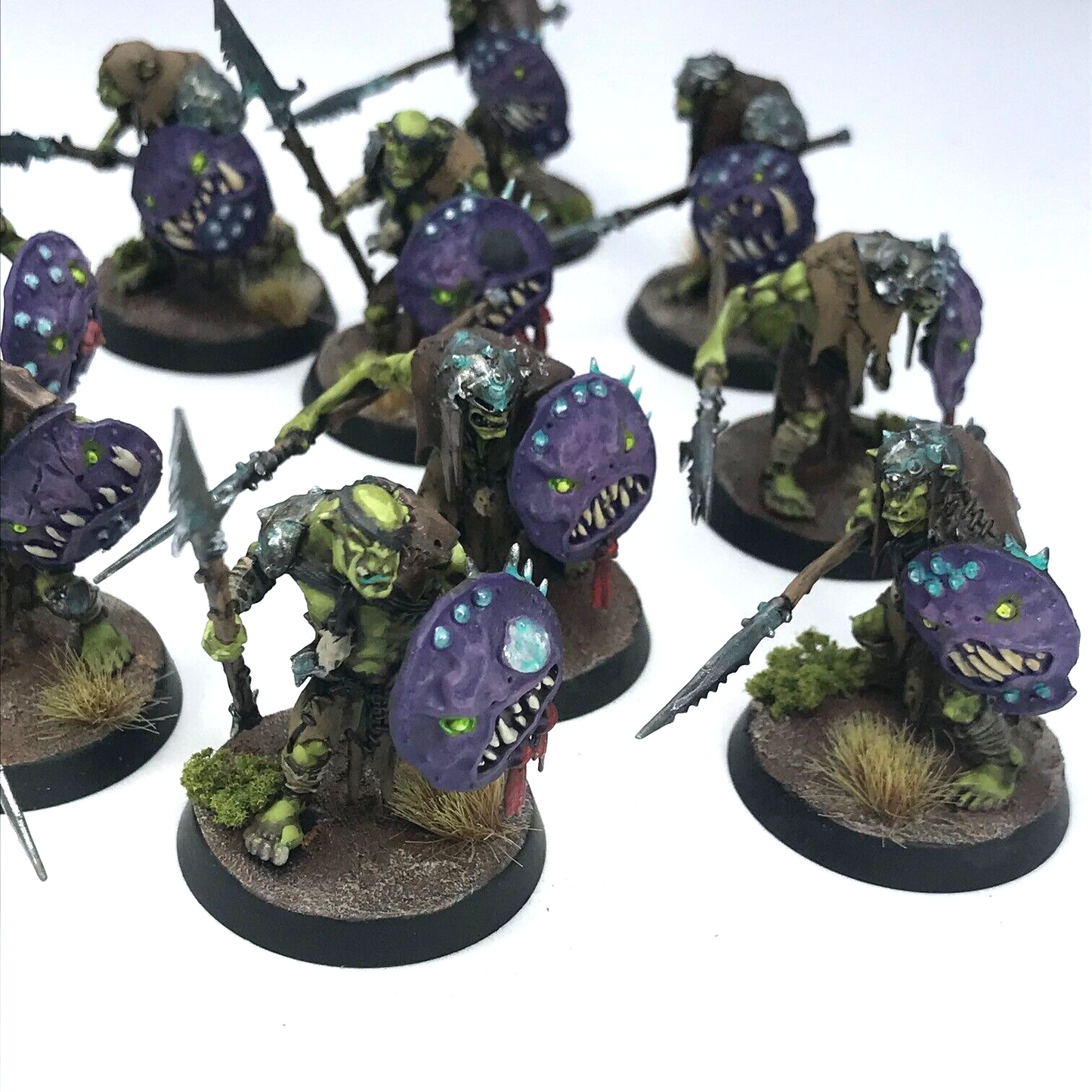 Gutrippaz with Stikkas Orruk Warclans - Painted - Warhammer Age of Sigmar C2865