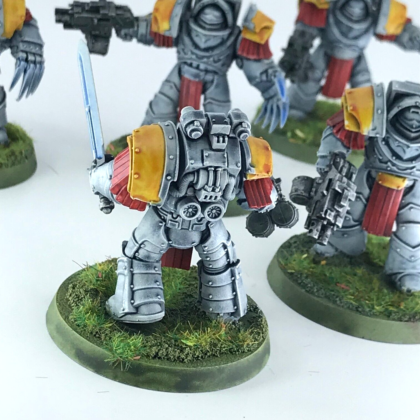 Cataphractii Terminators Squad Space Wolves - Painted - Warhammer 40K C4918