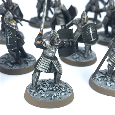 Warriors of Minas Tirith - Painted - LOTR / Warhammer / Lord of the Rings C3856