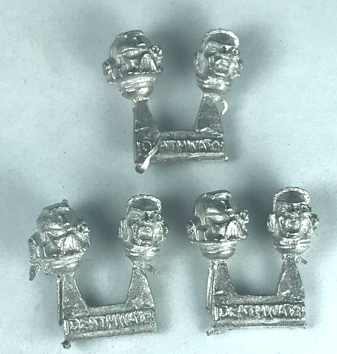 Classic Metal Space Marine Deathwatch Heads Part Spares - Warhammer 40K X2185