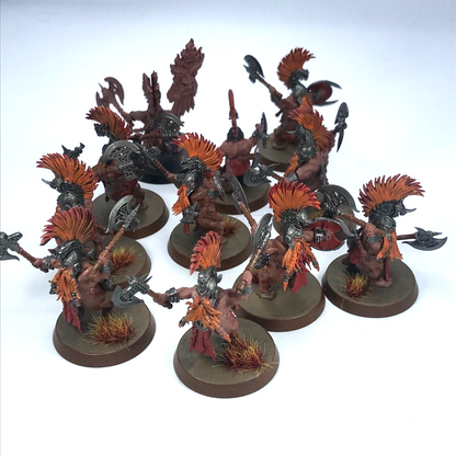 Vulkite Berzerkers Fyreslayer Dwarfs - Painted - Warhammer Age of Sigmar C3021