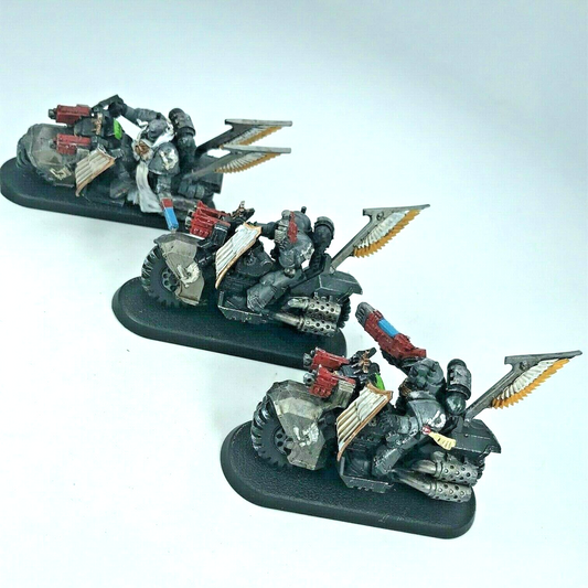 Dark Angels Ravenwing Bike Squadron - Painted - Warhammer 40K C1973