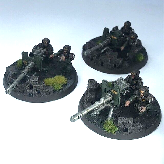 Cadian Autocannon Platoon Imperial Guard - Painted - Warhammer 40K C3182