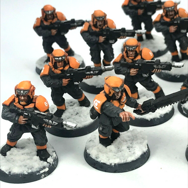 Cadian Guardsmen Squad Imperial Guard - Painted - Warhammer 40K C185