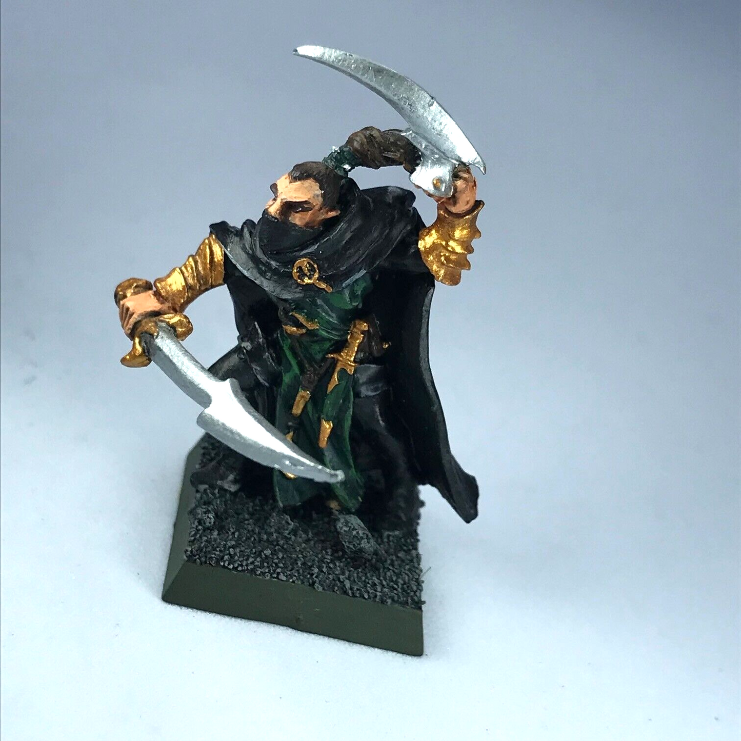 Classic Metal Assassin Dark Elf Elves - Painted - Warhammer Fantasy X13430