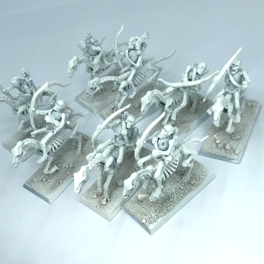 Skeleton Cavalry Tomb Kings - Undercoated, Based - Warhammer Fantasy C2687