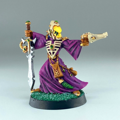 Eldar Warlock - Painted - Warhammer 40k Games Workshop Metal X13788