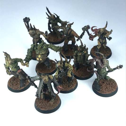 Death Guard Poxwalkers Chaos Space Marines - Painted - Warhammer 40K C3004