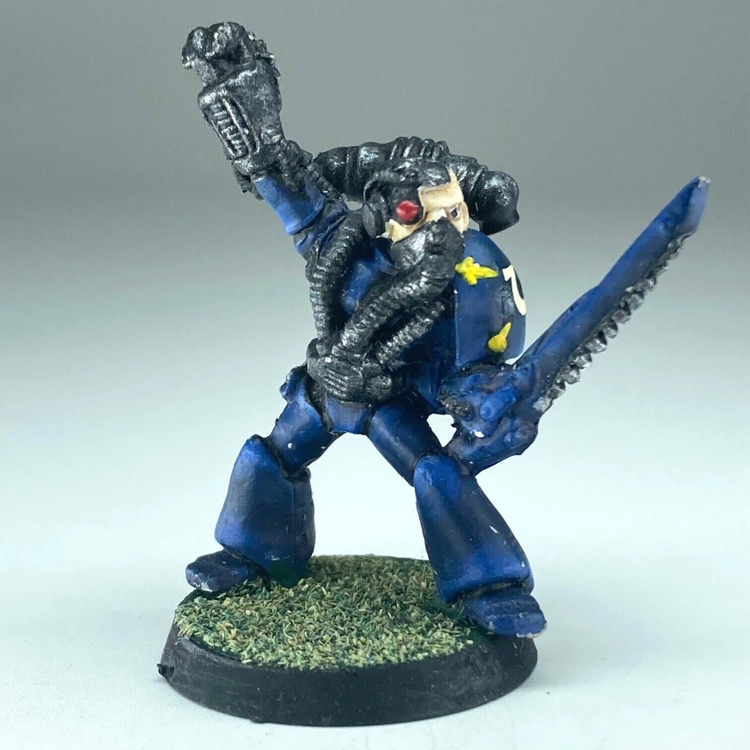 Ultramarine space marine sergeant - rogue trader - painted warhammer 40k x9094