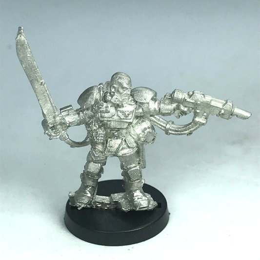 Metal Imperial Guard Kasrkin Stormtrooper Sergeant Command - Warhammer 40K X6882