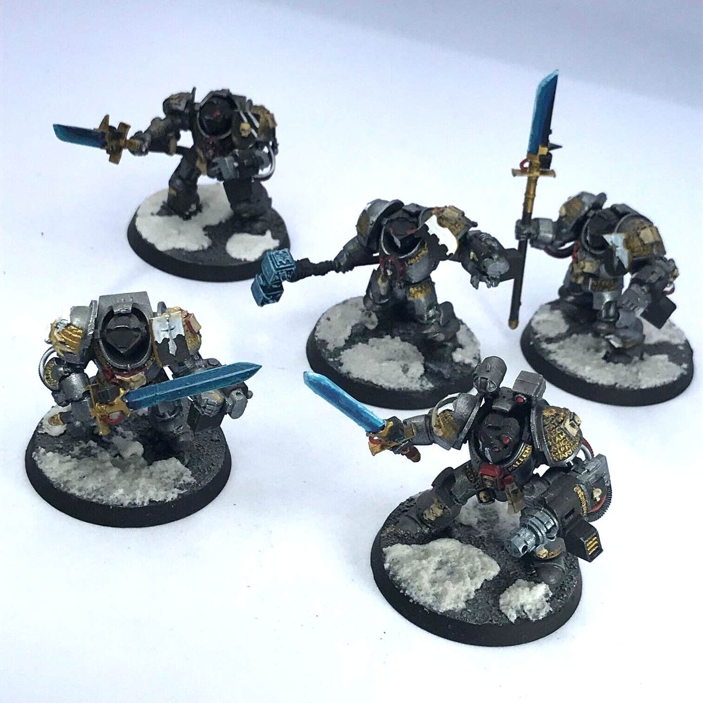 Grey Knights Terminator Squad Space Marines - Warhammer 40K Painted GW C4732