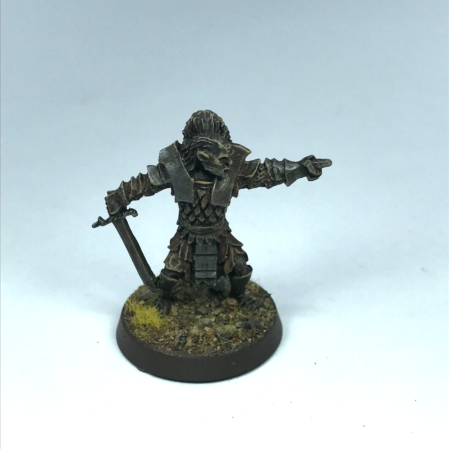 Metal Mordor Orc Captain - Painted - Warhammer / Lord of the Rings X5870