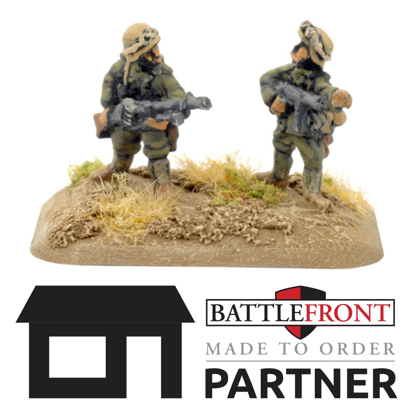 Pre-order: Afrika Korps DAK Anti-tank Rifle Team - Made to Order - Battlefront Miniatures
