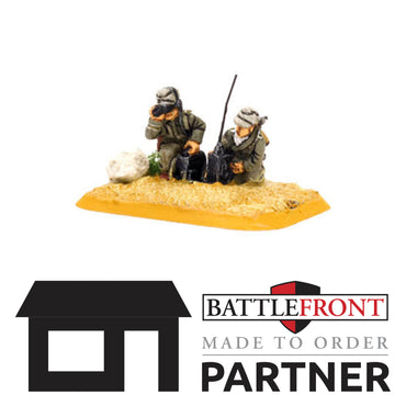 Pre-order: Afrika Korps DAK Artillery HQ - Made to Order - Battlefront Miniatures