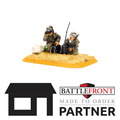 Pre-order: Afrika Korps DAK Artillery HQ - Made to Order - Battlefront Miniatures