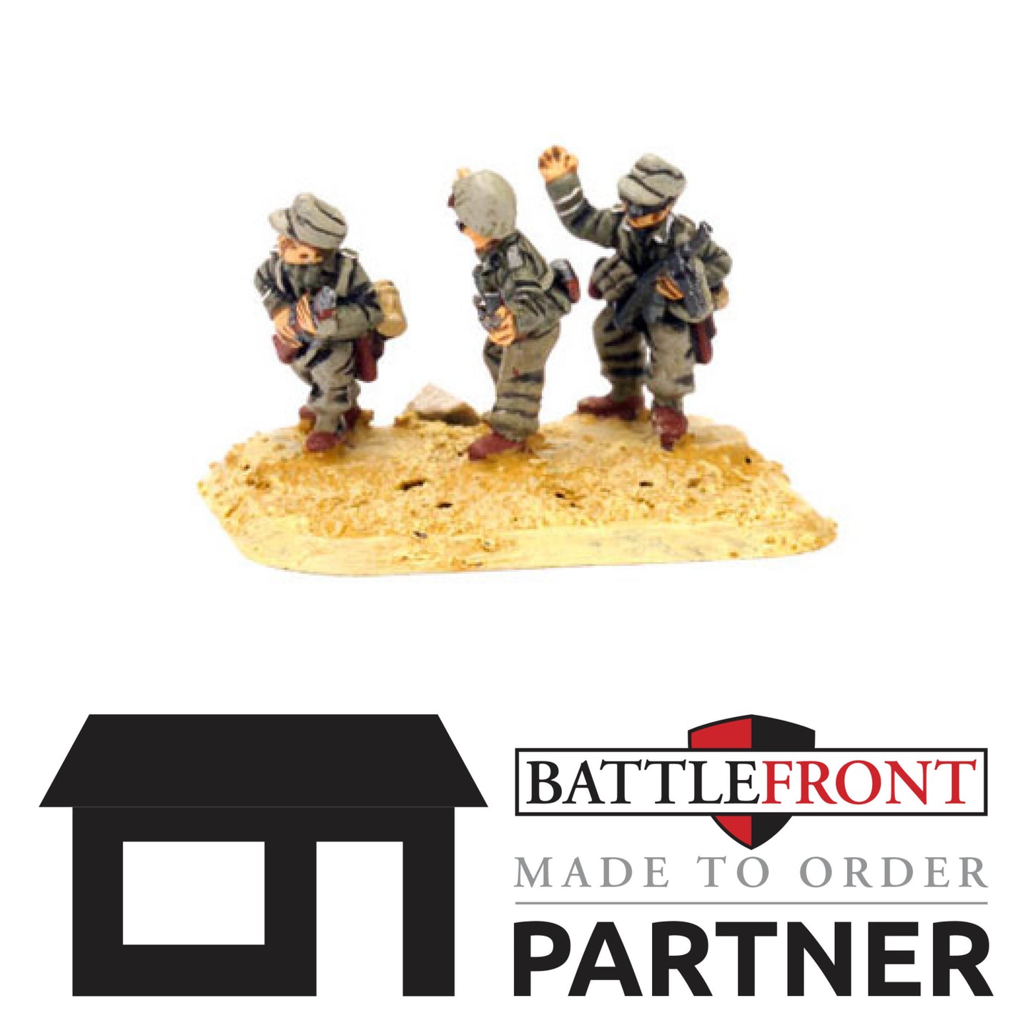 Pre-order: Afrika Korps DAK Artillery HQ - Made to Order - Battlefront Miniatures
