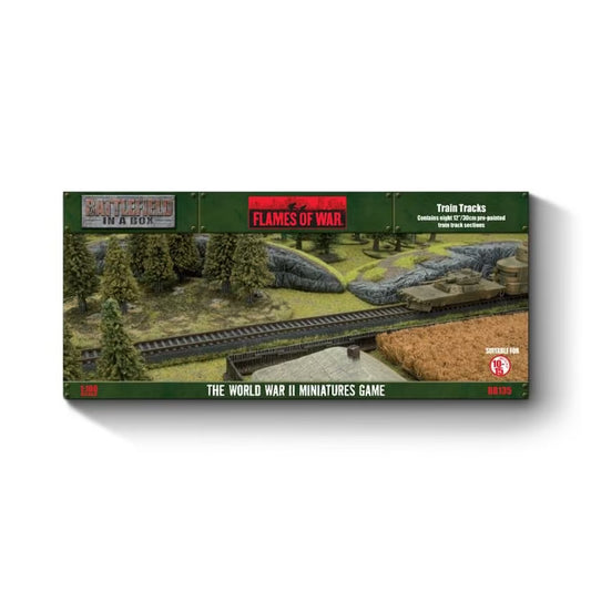 Pre-order: Train Tracks For Armoured Train - Late War - Brand New - Flames of War
