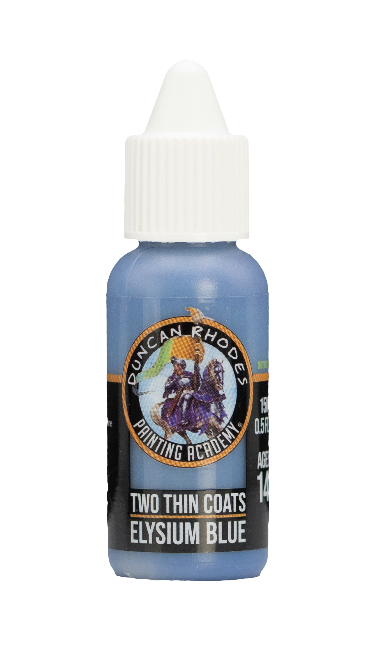 Elysium Blue Two Thin Coats Paints Duncan Rhodes Painting Academy - 15ml