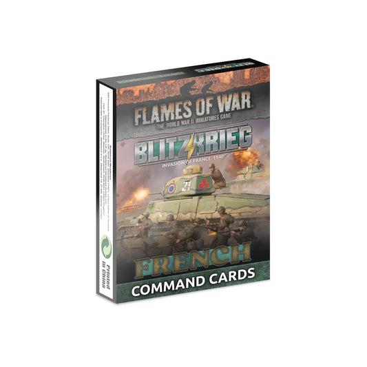Pre-order: Blitzkrieg: French Command Cards - Early War - Brand New - Limited Edition - Flames of War