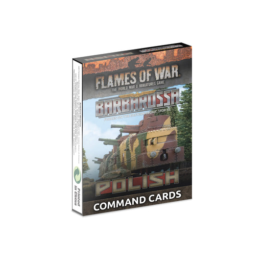 Pre-order: Polish Barbarossa Command Cards - Early War - Battlefront Miniatures - Brand New