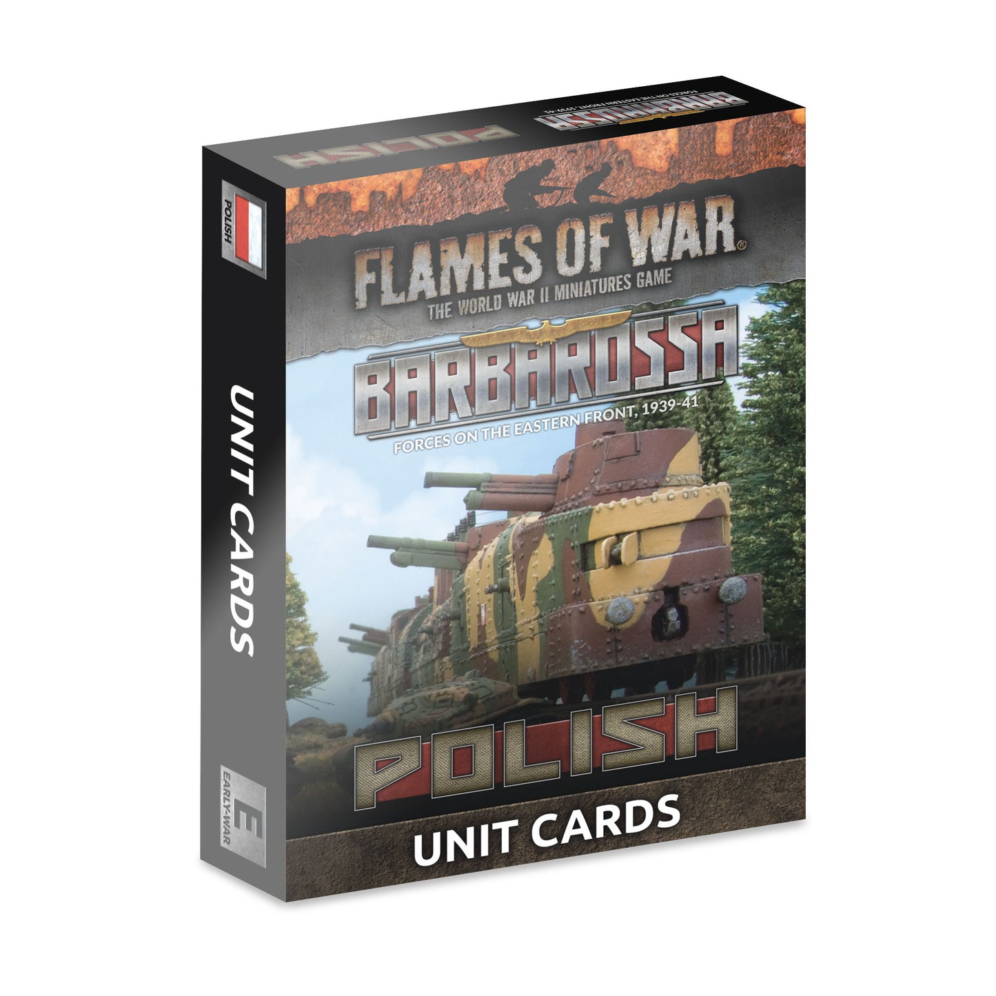 Pre-order: Polish Barbarossa Unit Cards - Early War - Battlefront Miniatures - Brand New