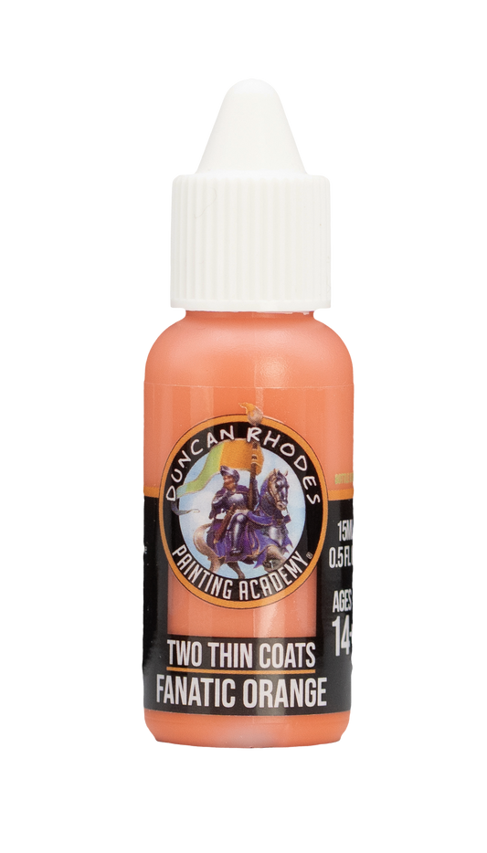 Fanatic Orange Two Thin Coats Paints Duncan Rhodes Painting Academy - 15ml