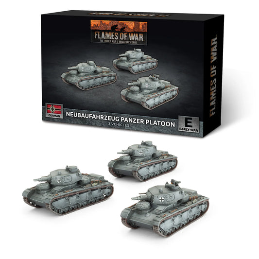 Pre-order: Neubaufahrzeug Panzer Platoon - Early War - Brand New - Flames of War