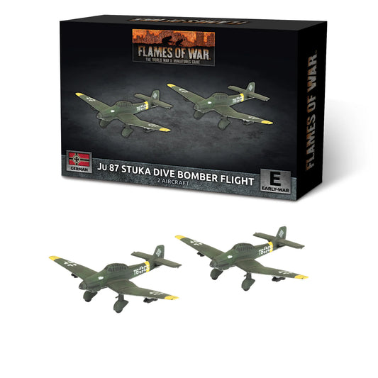 Pre-order: JU 87 Stuka Dive Bomber Flight - Early War - Brand New - Flames of War