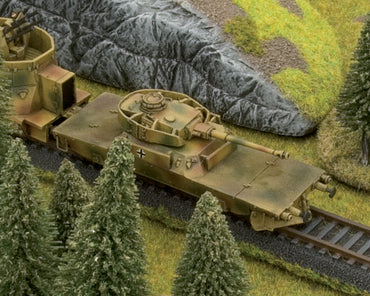 Pre-order: German Tank Hunter Train Car - Late War - Brand New - Flames of War