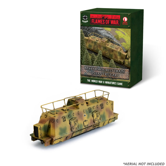 Pre-order: German BP44 Armoured Train Infantry Car - Late War - Brand New - Flames of War