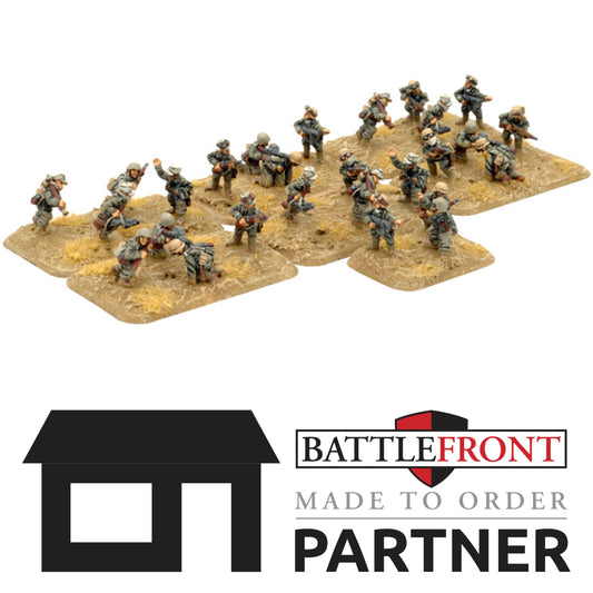 Pre-order: Panzergrenadier Platoon (Afrika) - Made to Order - Battlefront Miniatures