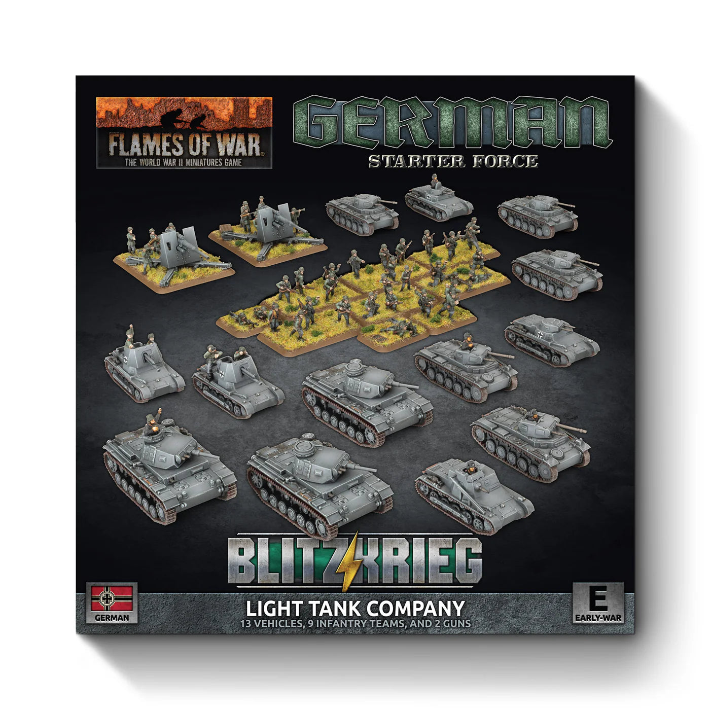 Pre-order: German Light Tank Company - Early War - Brand New - Flames of War