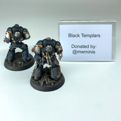 'No Pity', 'No Remorse', 'No Fear' Black Templars - Donated By Mwminis (MFMH)
