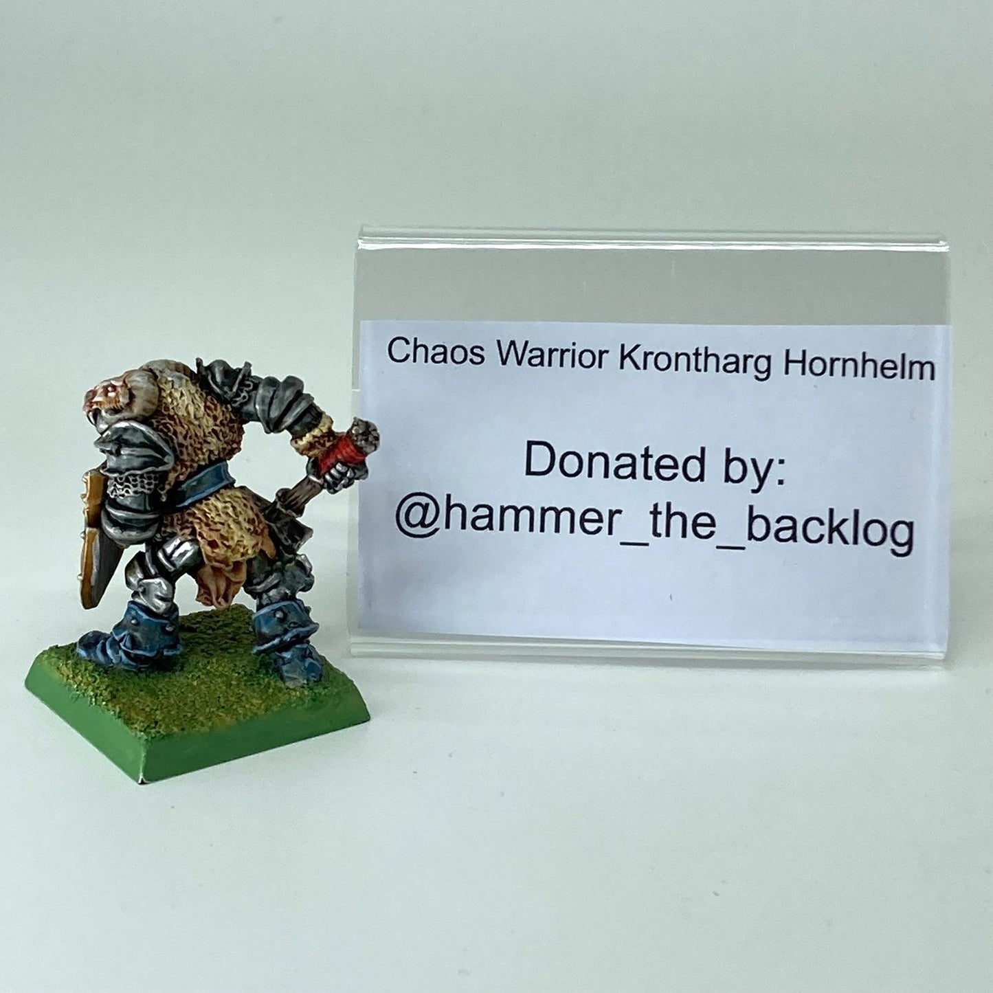 Chaos Warrior Krontharg Hornhelm - Donated By Hammer_the_backlog (MFMH)