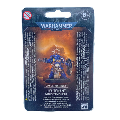 Space Marines Lieutenant With Storm Shield - Warhammer 40K - Games Workshop Online Only Range - Brand New