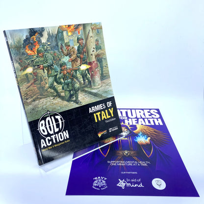 Bolt Action Armies Of Italy Third Edition Rulebook - Donated By @rally_point_games_and_minds