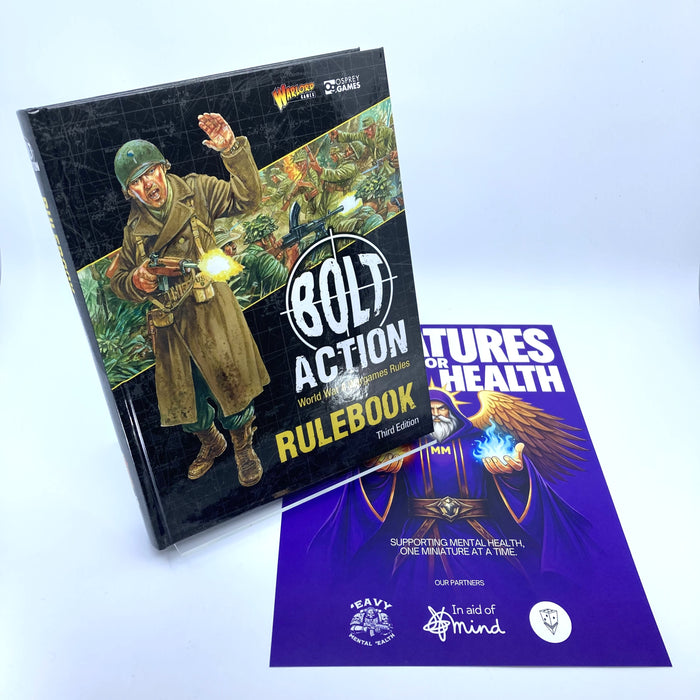 Bolt Action Third Edition Rulebook signed by John Stallard - Donated By @rally_point_games_and_minds