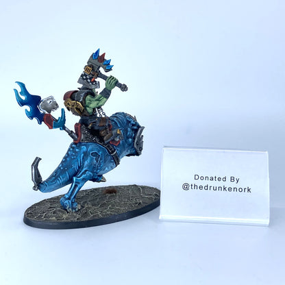 Ork Nob On Smasha Squig - Donated By @thedrunkenork