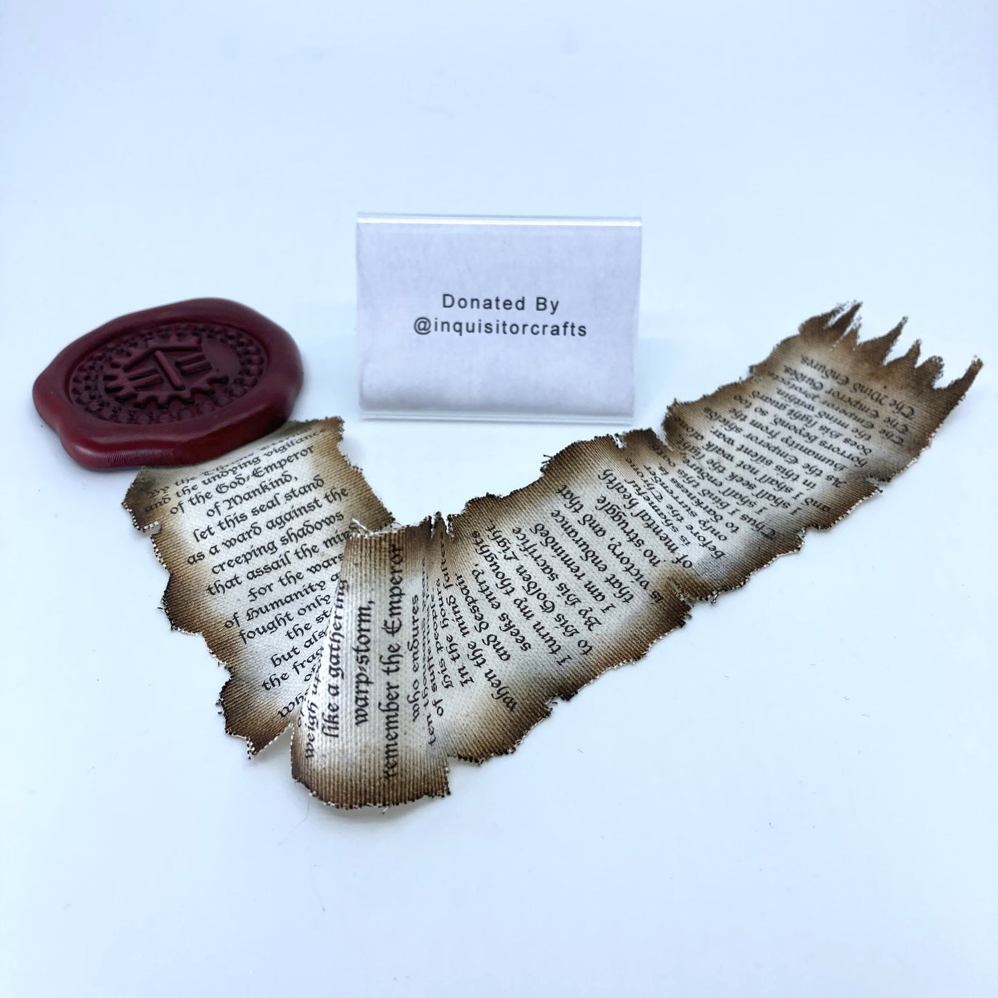 Inquisitors Purity Seal - Donated By @inquisitorcrafts