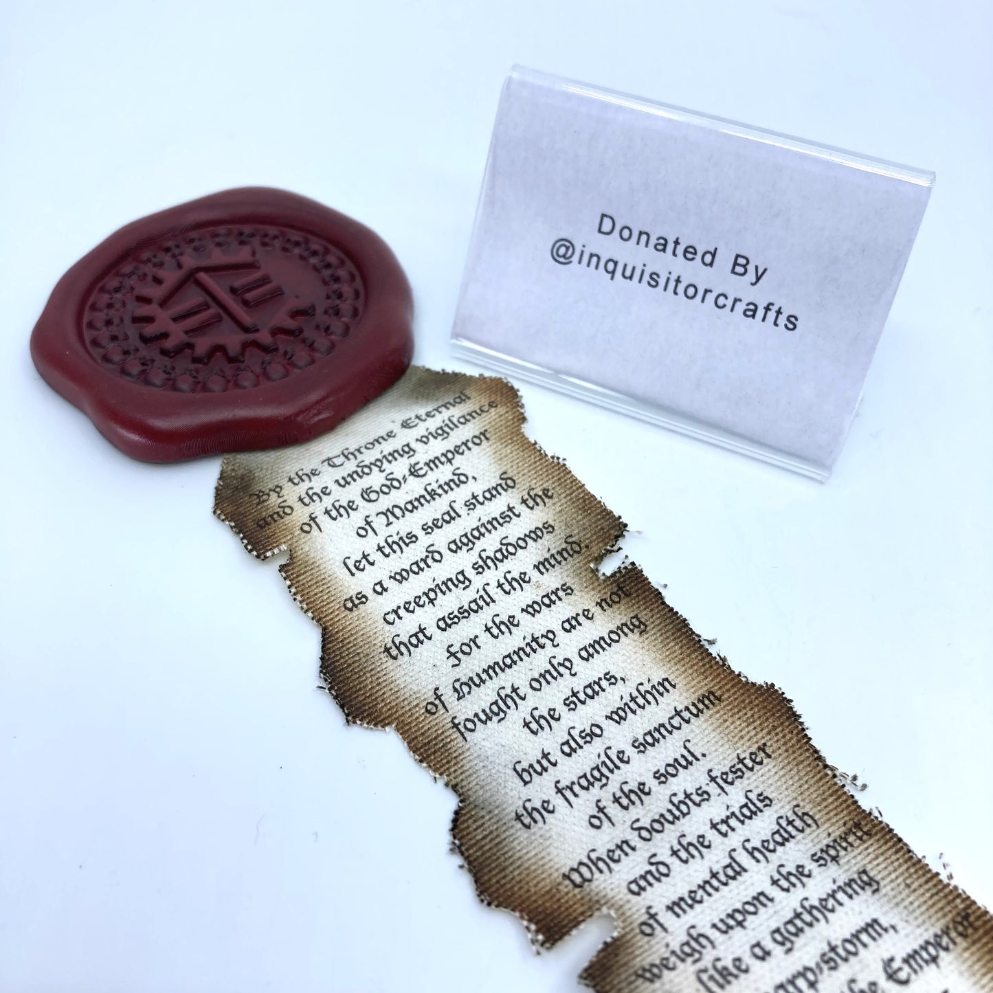 Inquisitors Purity Seal - Donated By @inquisitorcrafts