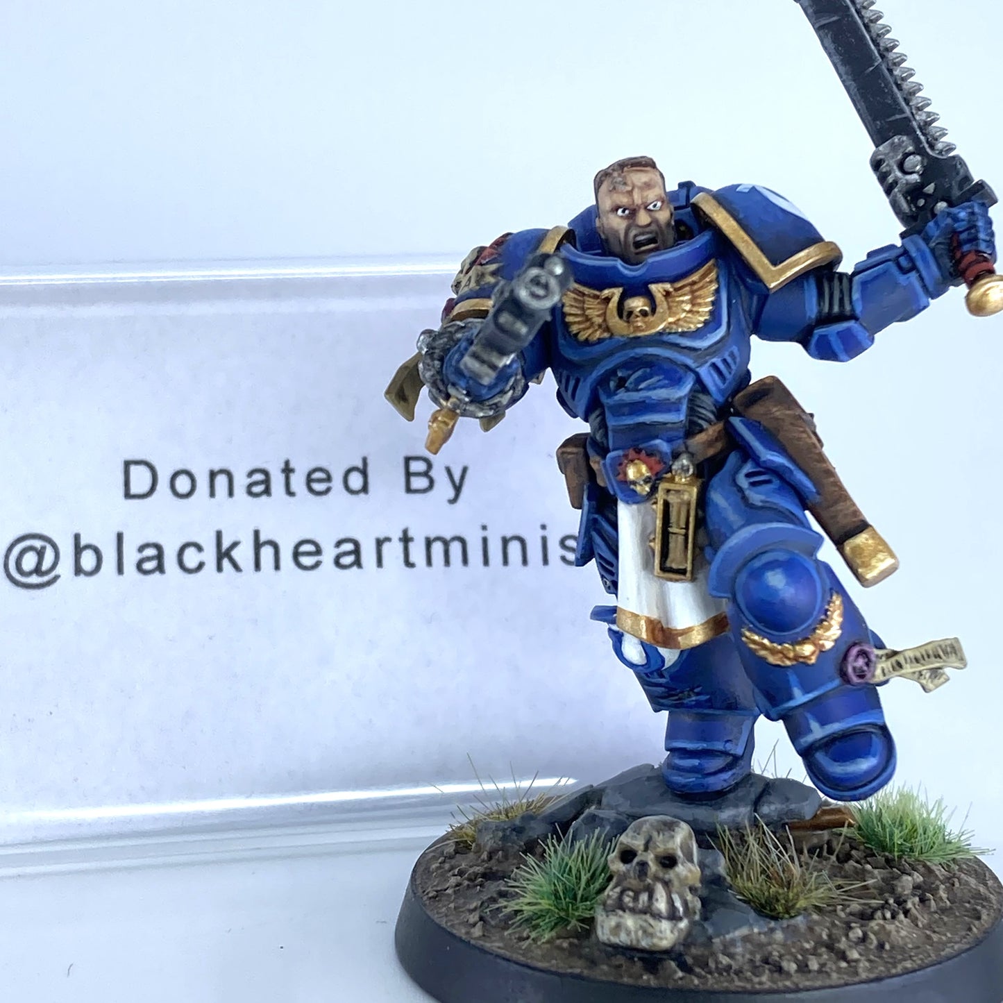 Ultramarines Lieutenant Titus - Donated By @blackheartminis