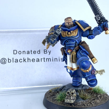 Ultramarines Lieutenant Titus - Donated By @blackheartminis